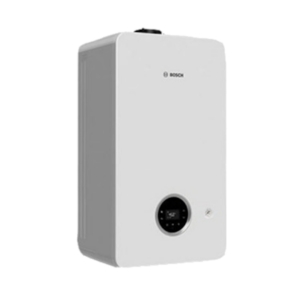 Bosch Condens GC2300i W 15/25C katla esivaade, valge korpus